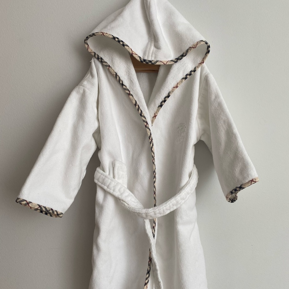 Burberry kids bath robe